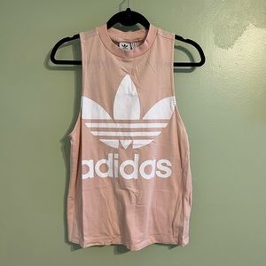 Adidas peach tank top